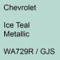 Preview: Chevrolet, Ice Teal Metallic, WA729R / GJS.